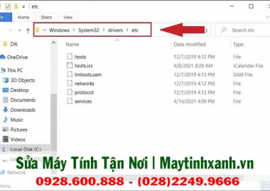 Cách chặn website bất kỳ bằng File Hosts