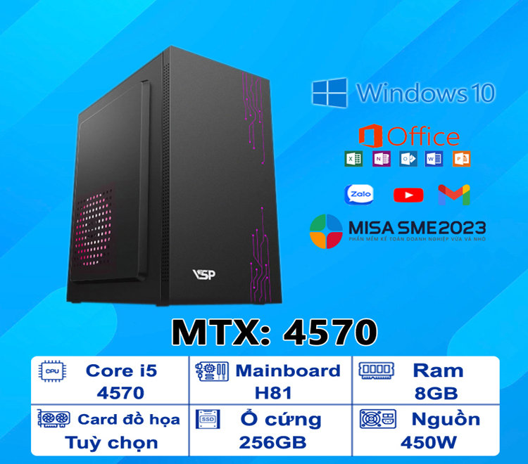 máy tính văn phòng giá rẻ core i5