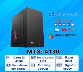 PC văn phòng Core i3-4120/8/256  