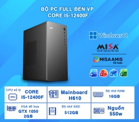 PC Văn phòng Core I5-12400f/16/512/GTX1050