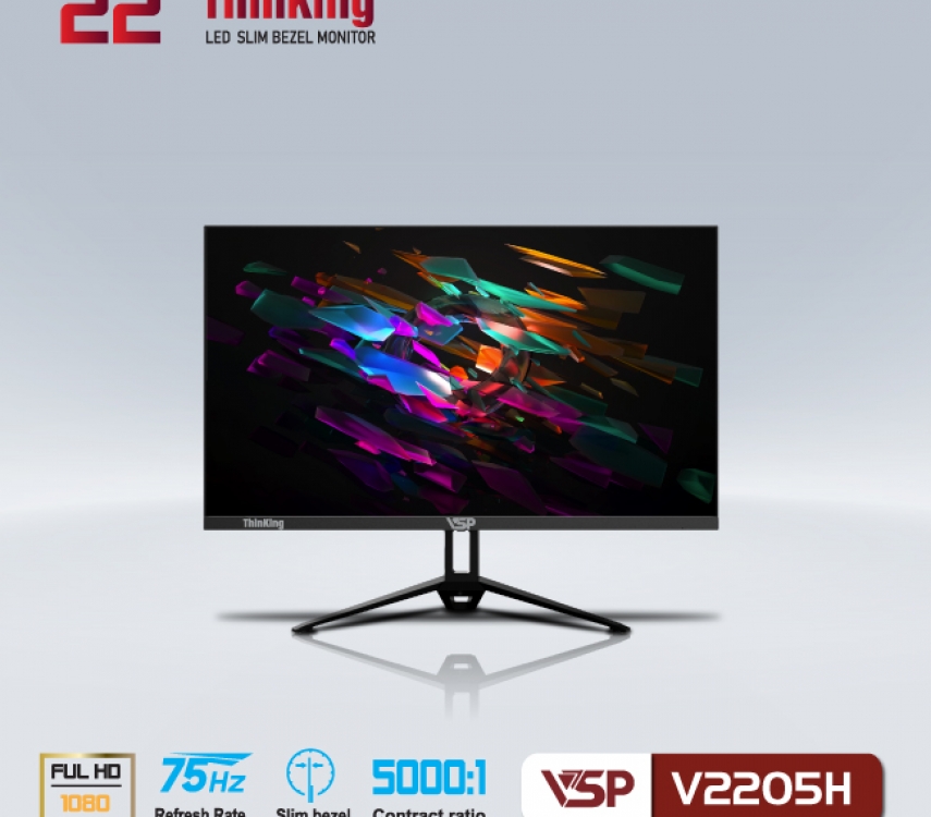 Màn hình LCD 22" VSP V2205H| Chính Hãng | Máy Tính Xanh